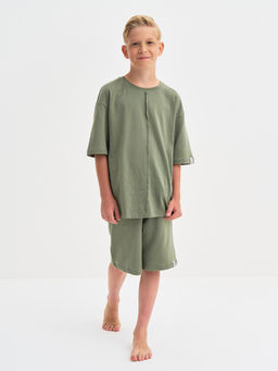 Пижама для мальчика цвета хаки - Kogankids фото 4