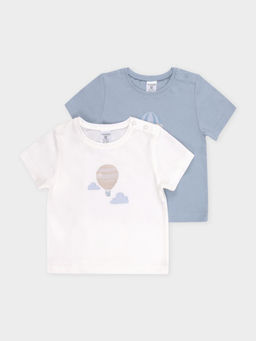 К 302760-2уп/пыльно-синий,сахар набор фуфайка (футболка) яс