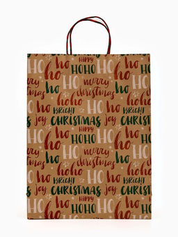 Набор подарочных пакетов «Новогодний», 3 шт, тиснение, 25 × 4 × 30.5 см, 30 × 40 × 11.5 см, 18 × 23 × 10 см