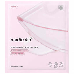 Medicube PDRN Pink Collagen Gel Mask, 28g - Гидрогелевая маска с ПДРН и коллагеном