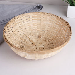 Корзина плетеная 26x8 / GN295-3 /уп 400/без ручек - ГалеонТрейд фото 3