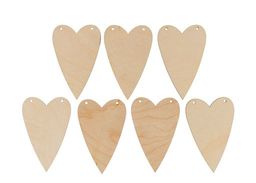 Заготовка для декорирования Mr. Carving ВД-880 Гирлянда из сердец №2 фанера 6.5 х 10 х 0.3 см 7 сердец