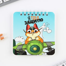 Подарочный набор, блокнот, 48 листов, мини ручка 23 февраля: С Днем Защитника Отечества - Artfox фото 4