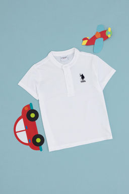 Белая базовая футболка для мальчика Неожиданная скидка в корзине