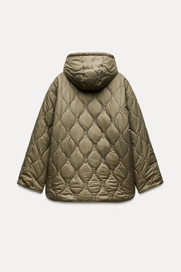 WATER-REPELLENT QUILTED JACKET - Zara фото 15