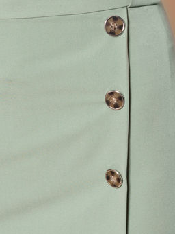 Двубортная юбка-карандаш с одной шлицей - Vilatte фото 4