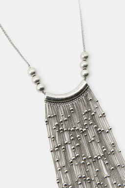 BEAD AND CHAIN NECKLACE - Zara фото 2