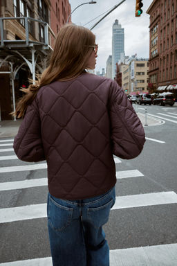 QUILTED JACKET WITH PATCH POCKETS - Zara фото 4