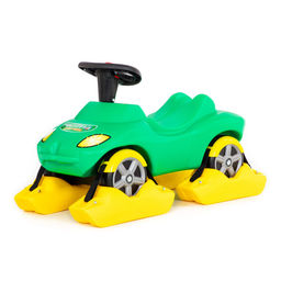 Снегоход каталка-автомобиль Полиция со звуковым сигналом