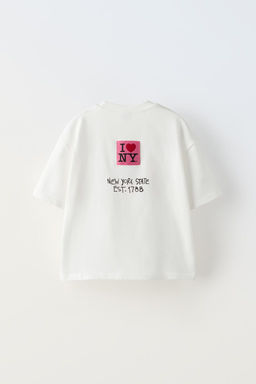 NEW YORK APPLE T-SHIRT - Zara фото 4