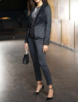 Блейзер, графитовый - Patrizia dini фото 3