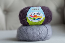 Пряжа ALPINA LUCKY MOHAIR 60% кид мохер, 40% акрил 10 шт. х 50 г 150 м 5 м