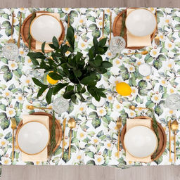 Скатерть Этель Camellia, 149?250 см, хлопок 100%, саржа 190 г/м?