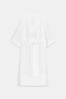 VESTIDO T?NICA CINTUR?N ZW COLLECTION / Blanco - Zara фото 14