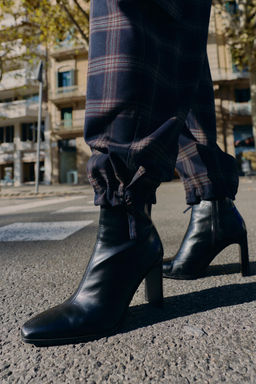 CHECKED CARGO BALLOON TROUSERS - Zara фото 4