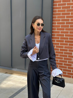 Жакет AURA 1107-170 графит фото 3