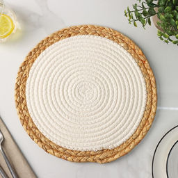 Салфетка сервировочная на стол Доляна Мэг, 3030 см, цвет белый фото 6