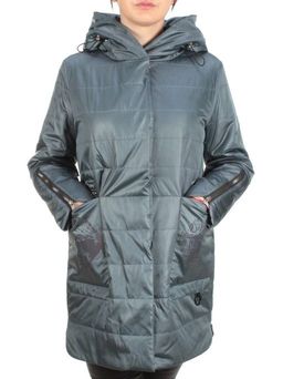 ZW-2181-C GRAY/GREEN Куртка демисезонная женская BLACK LEOPARD (100 гр.синтепона) - Fashion фото 2