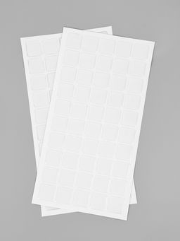 Стикеры эпоксидные прозрачные заготовки 3d=100 шт. 3×3 см