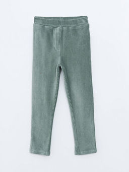 Beli Lastikli Basic K?z ?ocuk Tayt Pantolon