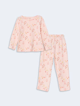 Bisiklet Yaka K?z ?ocuk Pijama Tak?m?