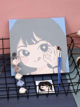 Картина по номерам на подрамнике Draw Me! Everythings ok, (20*20 см)