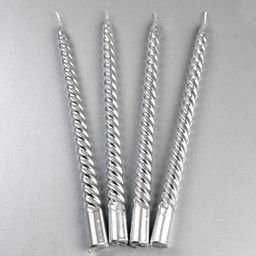 Свеча стержень 4 штуки 25 см витая / GL-10-4 /уп 36/144/ - Галеонтрейд фото 5