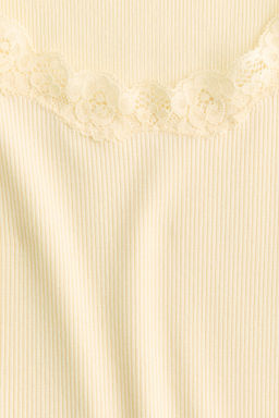 Top en mezcla de viscosa con detalle de encaje - H&m фото 7