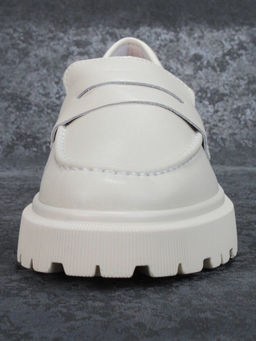 03-PDD178-2 LIGHT BEIGE Лоферы женские (натуральная кожа)