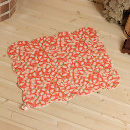 Набор банный женский Клубничка (шапка+рукавица+коврик) - Simaland фото 2