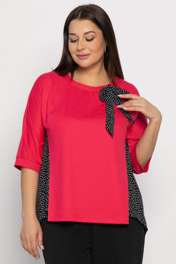 Блуза Федерика (малиново-черная) Б14990-18М
