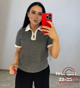 Футболка женская в полоску - Bruno фото 2