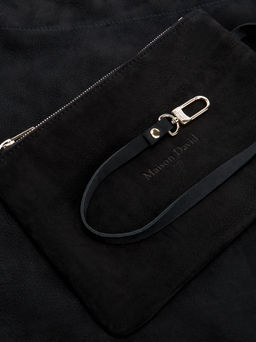 Женский шоппер MAISON DAVID CAROL Артикул 4730620, темно-синий  фото 3