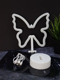 Неоновый LED ночник настольный "Butterfly", свечение mix (20*23,5 см)