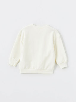 Bisiklet Yaka Uzun Kollu Bask?l? Erkek Bebek Sweatshirt - Waikiki фото 3