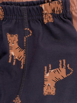 К 1930-2уп/индийский загар,темно-серый,тигры набор трусы для мал - Crockid фото 3