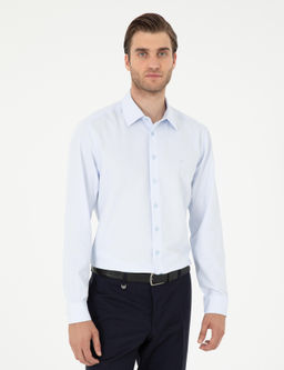 A__k Mavi Regular Fit Arm_rl_ Uzun Kollu G_mlek