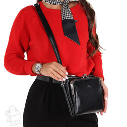 Сумка женская  90689 black Valle Mitto/30 в Новосибирске