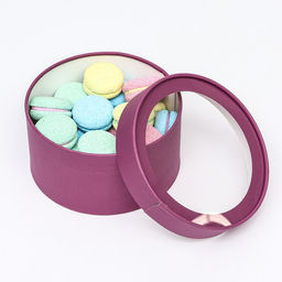 Подарочная коробка Wewak сливовая, завальцованная с окном, 18 х 10 см - Simaland фото 3