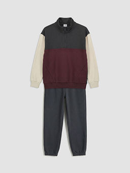 Erkek ?ocuk Sweatshirt ve E?ofman Alt? 2li