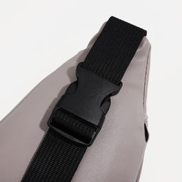 Поясная сумка на молнии, наружный карман, цвет серый - Simaland фото 4