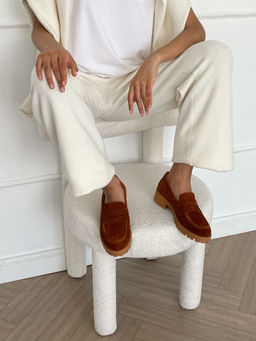 57102104053, Лоферы женские, ARGO Натуральная замша фото 8