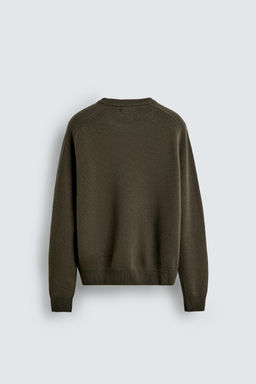 REGULAR FIT WOOL BLEND JUMPER - Zara фото 7