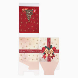 Подарочная коробка новогодняя складная с 3D эффектом «С Новым годом», 11×11×13 см