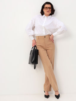 Блузка женская дл. рук. KATHARINA KROSS KK-B-006P-белый.ш/полоска  фото 7