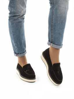 06-5061-2 BLACK Туфли (натуральная замша)
