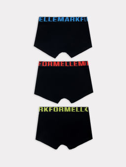 Трусы мужские боксеры мультипак (3 шт.) в черном цвете черный-3 411215-3 - Mark formelle фото 6