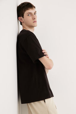 Camiseta con efecto lavado Loose Fit - H&m фото 4