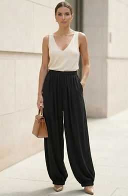 брюки султанки алладины 95% хлопок; 5% лайкра - Knitka wear фото 12