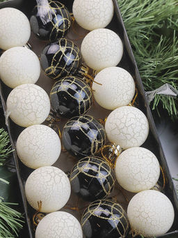 Елочные Шары желтые 18 шт - Family фото 3